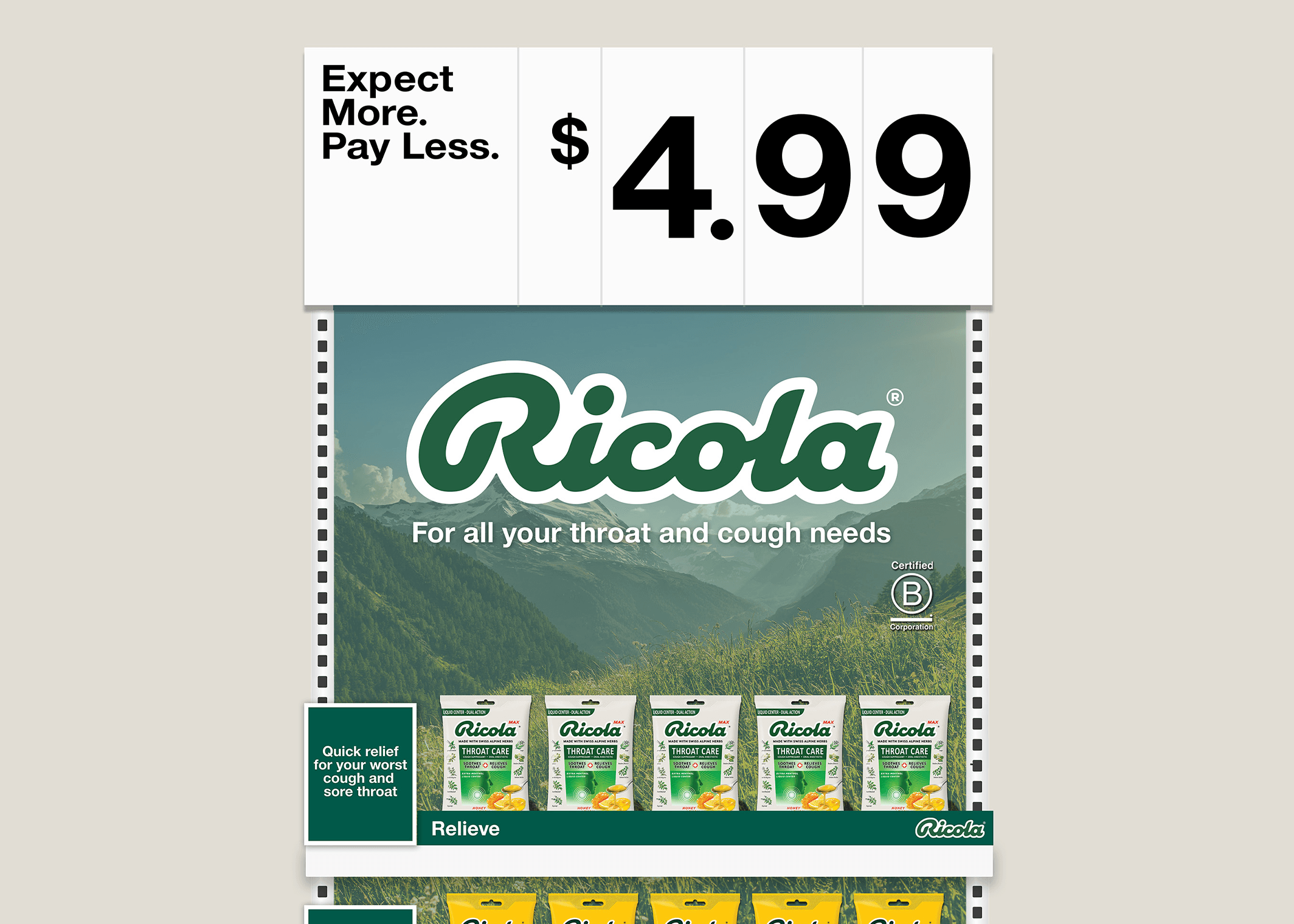Ricola Target Endcaps — Ricola